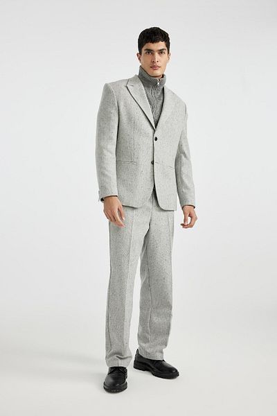 DeFacto Wide Leg Classic Trousers - Basic Straight Cut B9492Ax23Wn