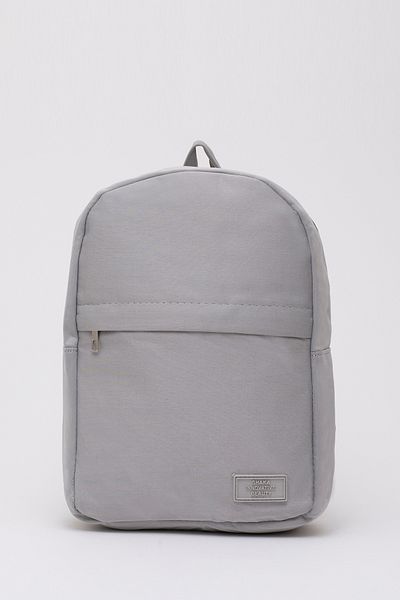 SHAKA Gray Shk40 Unisex Sports Backpack - 2 Zones with Zipper and Adjustable