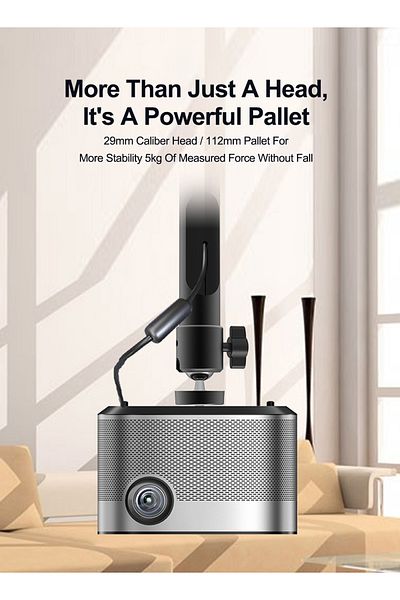 Generic Aluminum Alloy Retractable Projector Mount with 360° Gimbal, Load-Bearing 5kg Suitable for Hanging