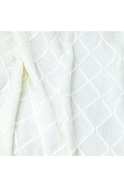 Alhabib bedding Dan Shawl Light Cream Blanket 130 x 170 cm