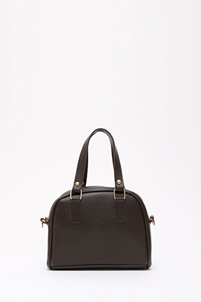 SHAKA Brown Color Shk205 Artificial Leather Zippered Single Compartment Adjustable Strap Hand, Arm and Shoulder Bag