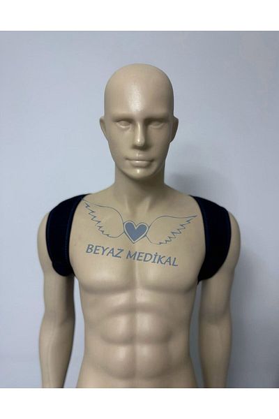 Beyaz Medikal New Generation Upright Posture Corset Black Unisex Anti-Hunchback