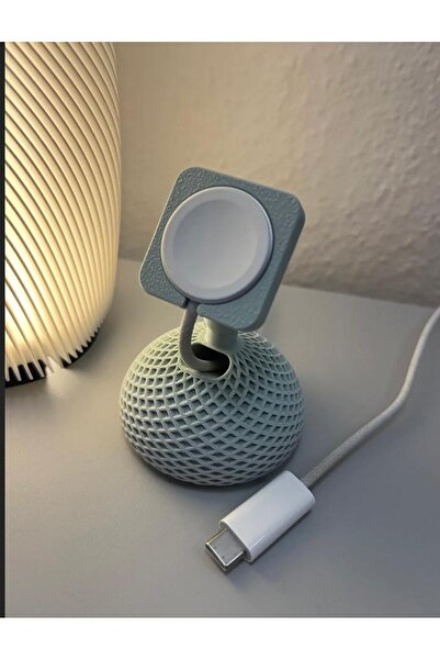 Sapphire 3D Apple Watch Saat Şarj Standı Şık Görünüm (SARJ ALETİ DAHİL DEĞİLDİR)