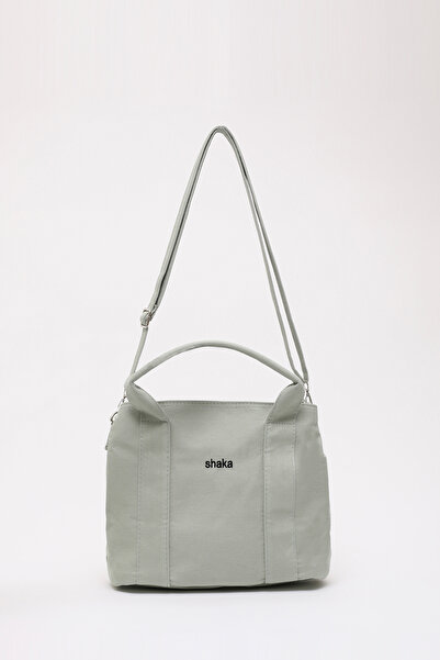 SHAKA Green Shk165 Canvas Fabric Two-Compartment Strap Zippered Hand, Arm and...