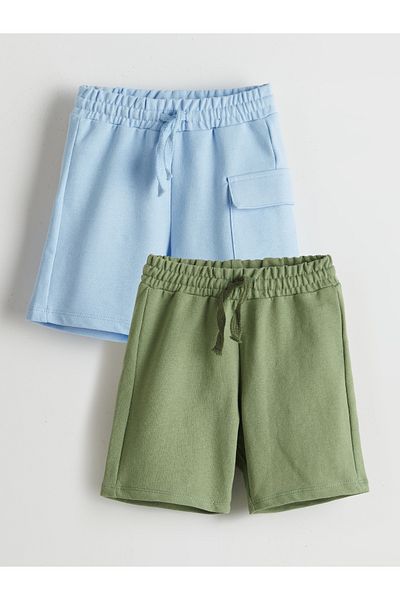 LC Waikiki Pantaloni scurți pentru băiat cu talie elastică, 2 piese