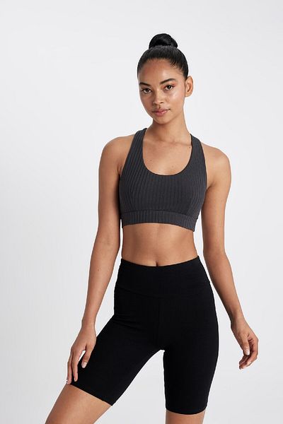 DeFacto Modal Sports Bra Fit V-Neck C0497Ax24Sm