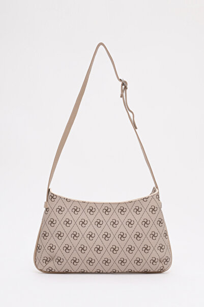 SHAKA Geantă de mână, braț și umăr, cu imprimeu monogramă Shk129, căptușită c...