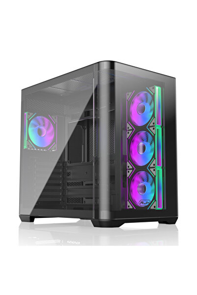 Raijintek ATREUS BT4 Black 4xARGB Fanlı Type-C Showcase E-ATX Bilgisayar Kasası (RJ-0R20B00255)