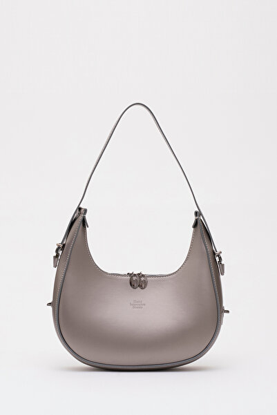 SHAKA Ασημί Shk110 Ειδική τσάντα χεριού, μπράτσου και ώμου με ρυθμιζόμενο λουράκι με φερμουάρ