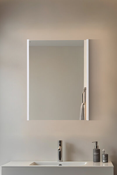 shop Aynalı Banyo Dolabı – Raflı Lavabo Üstü, Modern Tasarım 55X60