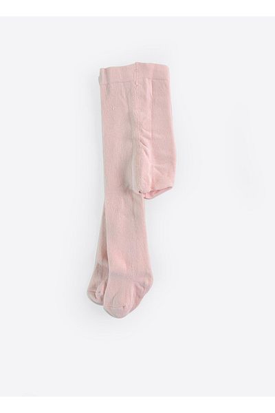 kitikate Pink Organic Basic Baby Panty Socks