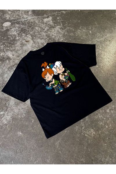 Touz Moda Vintage μπλουζάκι με στάμπα Pebble Bambam