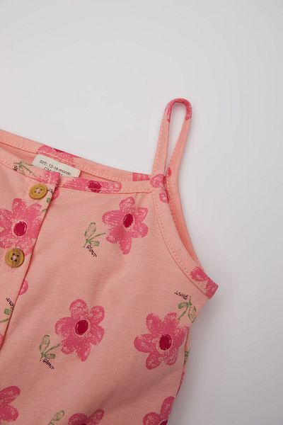 DeFacto Patterned Short Baby Girl Jumpsuit - C0077A524SM