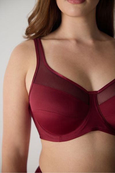 Magic Form Burgundy Minimizer Bra 3983, Size: 85 F