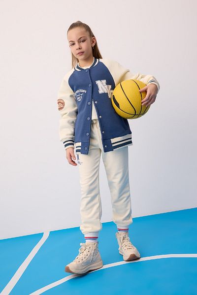 DeFacto Φούτερ Nba Wordmark Jogger για κορίτσια - Ελαστική μέση και πόδι, με τσέπες C0902a824sp