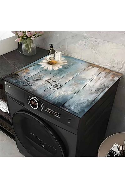 Else Dekor Dryer Washing Machine Cover - Liquid Proof, Non-Slip and Washable