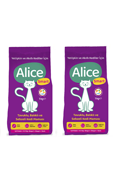 Alice Smart Yetişkin Kedi Maması 2x1 Kg