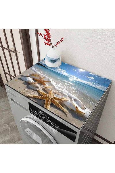 Else Dekor Dryer Washing Machine Cover - Liquid Proof, Non-Slip and Washable
