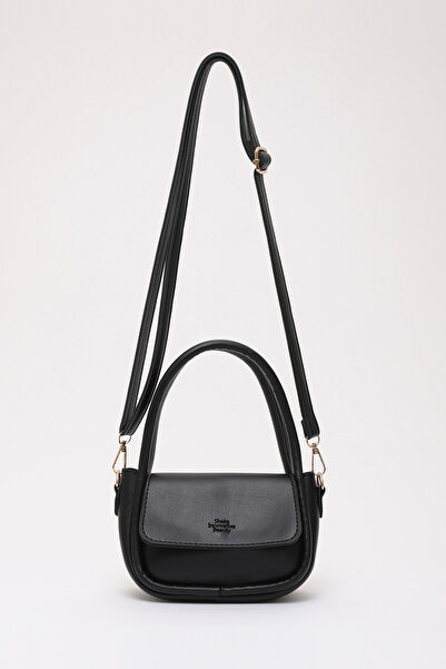 SHAKA Black Shk198 Faux Leather, Single Compartment, Snap Fastener Adjustable...