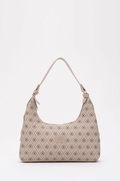 SHAKA Monogram Printed Mink Shk82 Baguette Model Single Compartment Women's Faux Leather Hand and Shoulder Bag