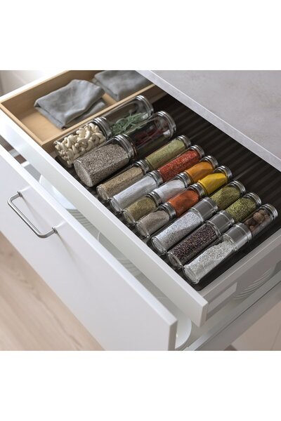 IKEA IKEA CITRONHAJ Salt and pepper shakers, clear glass/stainless steel, 8 cm