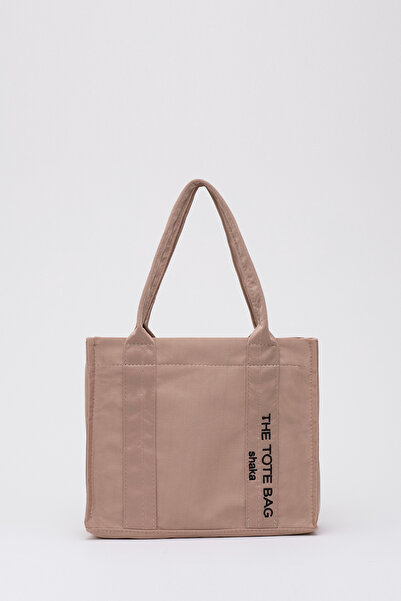 SHAKA Mink Shk74 Double Strap The Tote Bag Embroidery Embroidered Makeup Bag ...