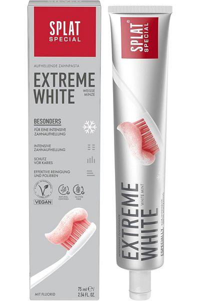 Splat Special Extreme White Natural Toothpaste for Sensitive Whitening Teeth-75ml
