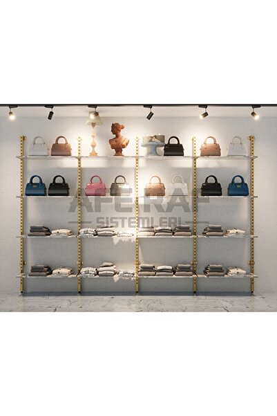 AFE DEKOR Mağaza Raf Sistemi, Askılık Sistemi, Butik Rafı, Mağaza Stand, Giyi...