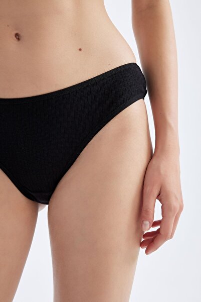 DeFacto Fall In Love Ribana 3'lü Paketli Basic Düz Brazilian Slip Külot A3474ax24sm