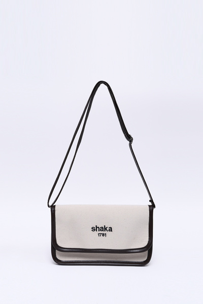 SHAKA Крем - Коричневий Shk143 Канава Тканина, Односекційний, На кнопках, Шту...