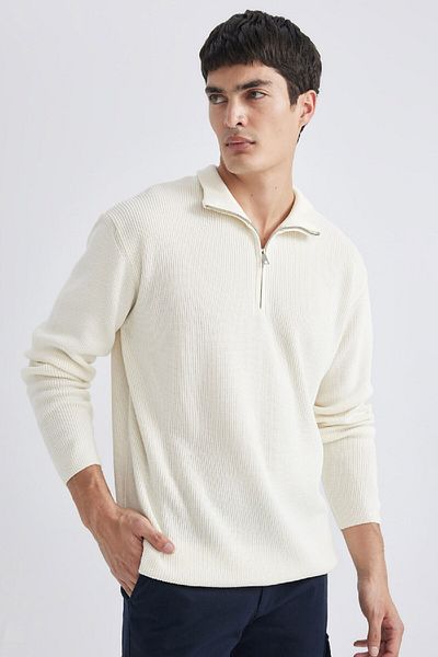 DeFacto Loose Fit Turtleneck Thessaloniki Fabric Sweater B9706Ax24Au