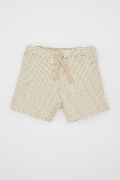 DeFacto Pantaloni scurți Waffle cu buzunar pentru bebeluș C2221a524sm