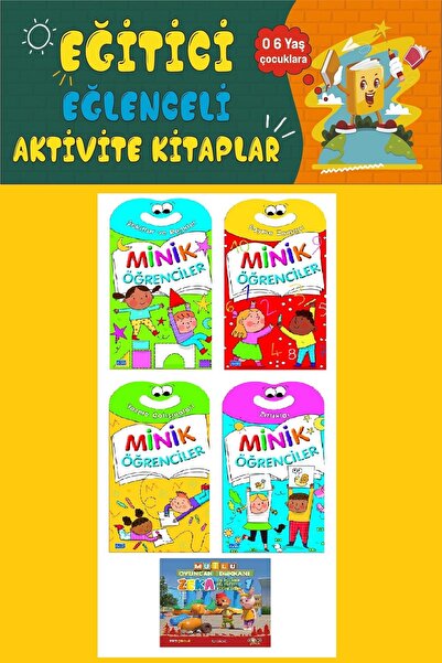 0-6 Yaş Yayınları مجموعة الطلاب الصغار من سن 5 إلى 6 سنوات (4 كتب)