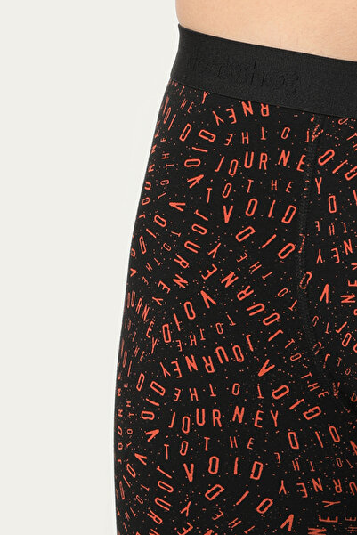 Donkshot Patterned Long Lycra Men's Boxers 1014