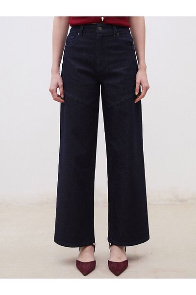 LC Waikiki Pantaloni de damă în jean Wideleg