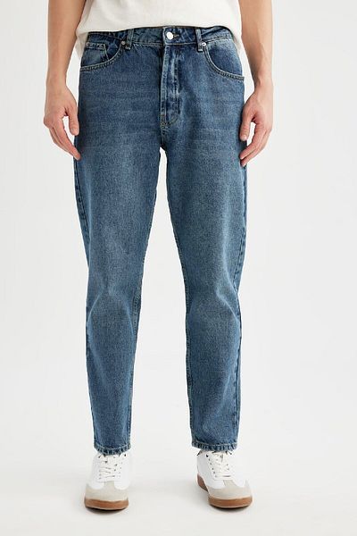 DeFacto 90s Slim Slim Fit High Waist Narrow Leg Jean Trousers B5785ax24sp