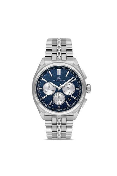 Momentus Sm340S-11Ss Metallic Water Resistant 5 Atm 5 Atmlik Sapphire Glass Metallic Cordless Device