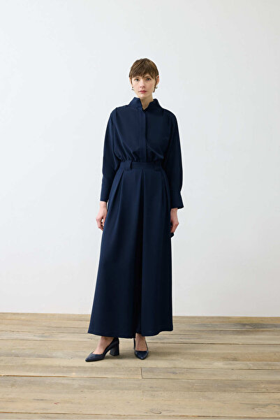 TERZİ DÜKKANI Monica Krep Tulum Lacivert