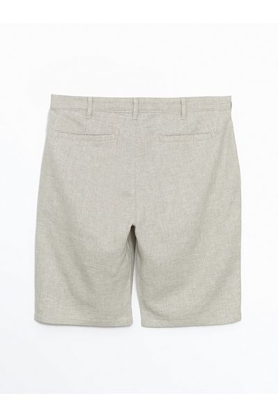 LC Waikiki Ανδρικό σορτς Standard Mold Linen Blend