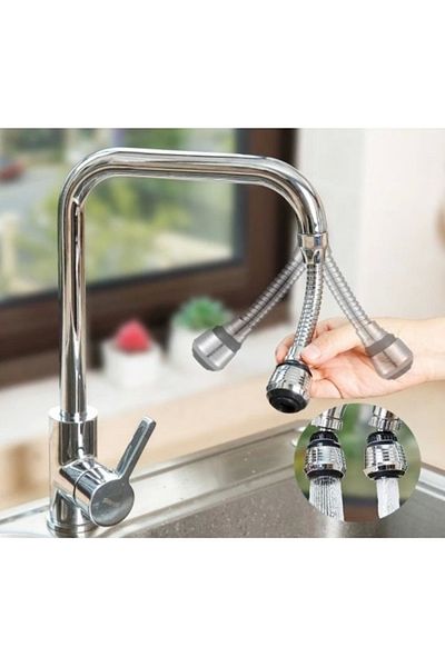 STOREMAX Nozzle, Water Saving Faucet Nozzle Head with Hose, 2 Modes Faucet Head Trendbazaar