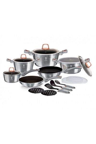 Berlinger Moonlight Edition 18-piece titanium-coated dinnerware set
