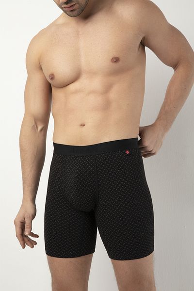 Donkshot Ανδρικό μπόξερ με μοτίβο μακριά Lycra 1014