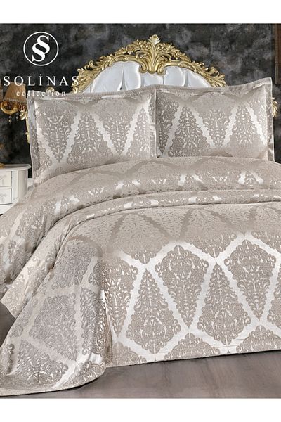 Solinas Collection Classy Mink Double Chenille Pique Bedspread