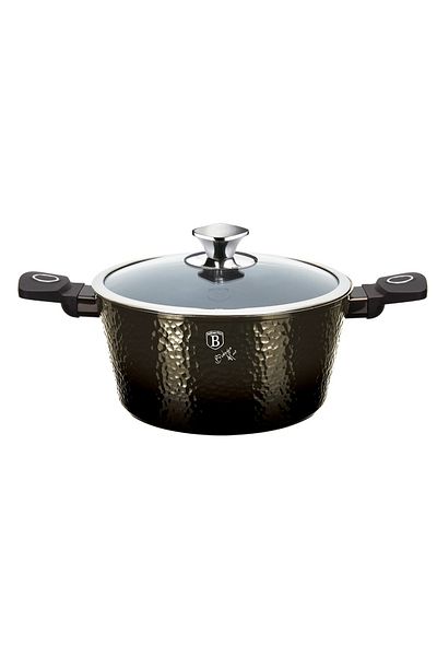 Berlinger Primal Gloss Collection Titanium Surface Casserole 20 cm 2 Lids