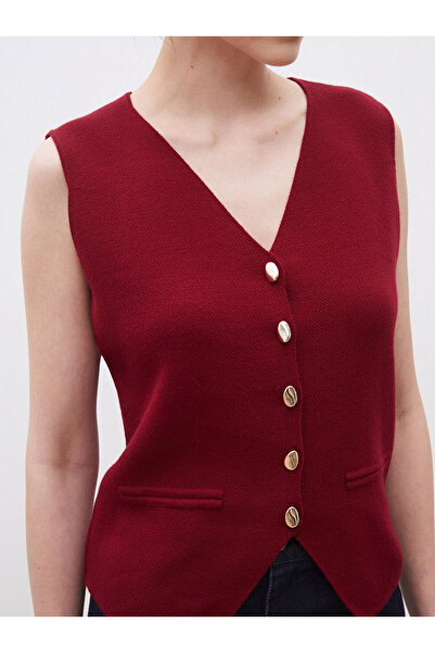 LC Waikiki Vizyon Yeni Sezon V Yaka Kadın Triko Yelek