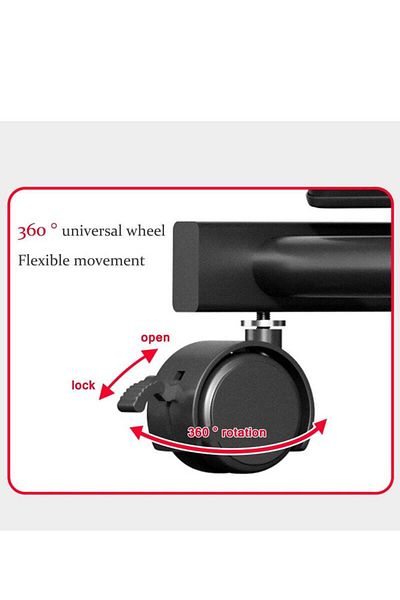 COOYA 4-Layer Storage Rack, Durable Metal Material, Flexible Movement with Wheels, Suitable for Kitchen