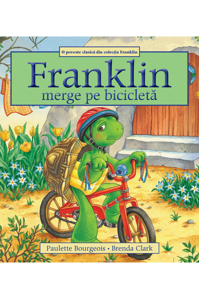 Editura Katartis Franklin merge pe bicicletă