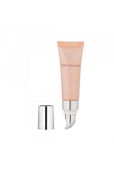 NOTE Bb Concealer Spf 15 Corector Intens Acoperire cu Aplicator Metalic,subton galben - 02 Mediu Deschis