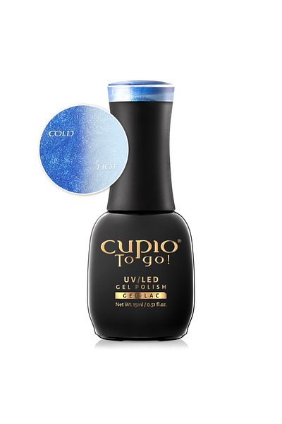 Cupio Oja semipermanenta termica glitter Blue Rain 15ml