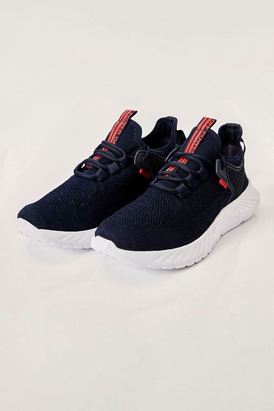 TOMMY LIFE Men's Sports Shoes Navy Blue